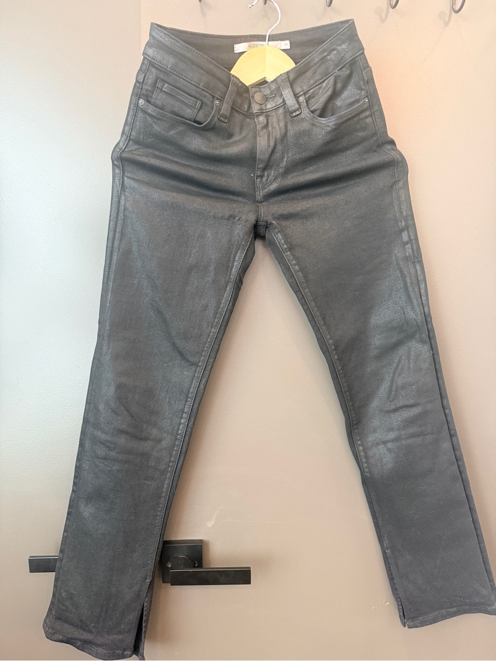 Hudson Boot Cut Jeans Waist 24 Black